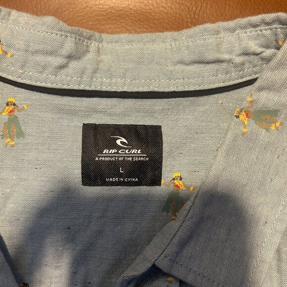 Rip Curl Hula Girl Chambray Short Sleeve L - Picture 3 of 4